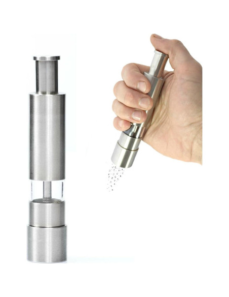 Molinillos de Sal y Pimienta Grind Gourmet Acero Inoxidable