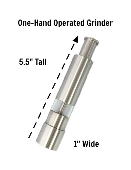 Molinillos de Sal y Pimienta Grind Gourmet Acero Inoxidable