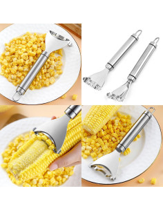 Cortador Desgranador de Maíz CROOT Acero Inoxidable 2PCS 2
