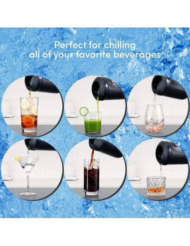 HyperChiller HC3 Enfriador de Café Reutilizable Negro 0.36 kg