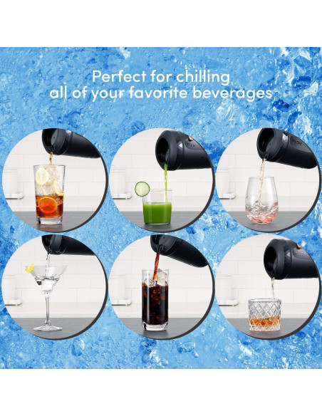 HyperChiller HC3 Enfriador de Café Reutilizable Negro 0.36 kg