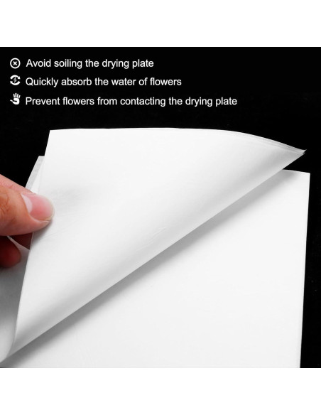 Papel para Prensar Flores PATIKIL 40 x 30 cm 30 Hojas