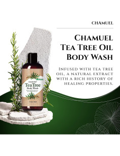 Jabón Corporal Natural Chamuel 335g - Árbol de Té 2