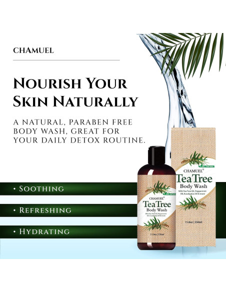 Jabón Corporal Natural Chamuel 335g - Árbol de Té Jabón Corporal Natural Chamuel 335g - Árbol de Té