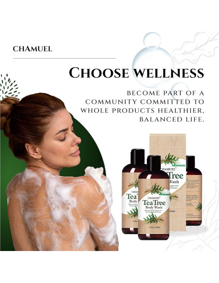 Jabón Corporal Natural Chamuel 335g - Árbol de Té Jabón Corporal Natural Chamuel 335g - Árbol de Té