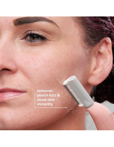 Afeitadora Dermaplane Spa Sciences SIMA Rosa 2-en-1 Exfoliación