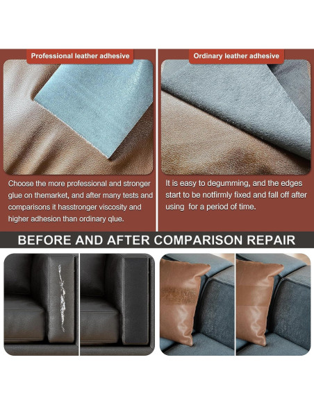 Cinta de Reparación de Cuero Besezx 7,87x152,4 cm Negra