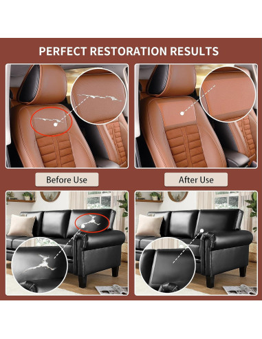 Cinta de Reparación de Cuero Besezx 7,87x152,4 cm Negra