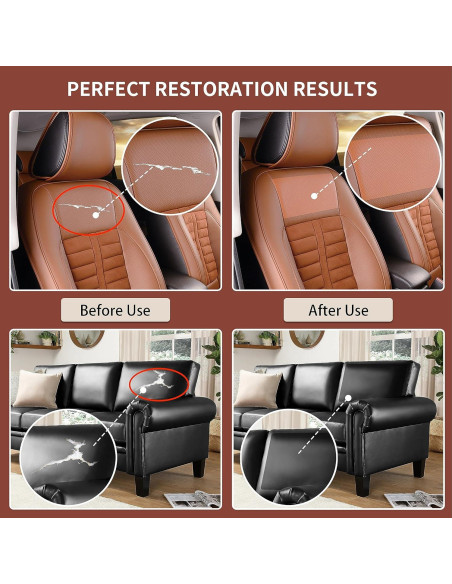 Cinta de Reparación de Cuero Besezx 7,87x152,4 cm Negra