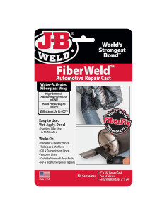 Kit de Reparación Automotriz J-B Weld FiberWeld 5.08x91.44 cm
