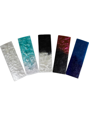 Reposamuñecas Ergonómico Tez Cables Resina Azul Compacto