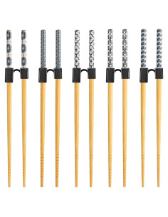 5 Pares de Palillos de Entrenamiento para Adultos 22.5cm