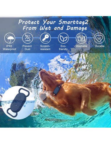 Paquete 3 Sujetadores Collar Perros Vancle Galaxy SmartTag 2