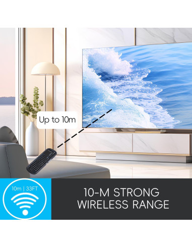 Teclado Mini Inalámbrico UNISEN con Touchpad 15x7cm