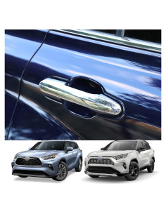Cubiertas de Manija de Puerta YAKANEY para Toyota RAV4/Highlander