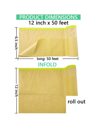 Papel de Enmascarar NETEHA 30.48cm x 15.24m con Dispensador