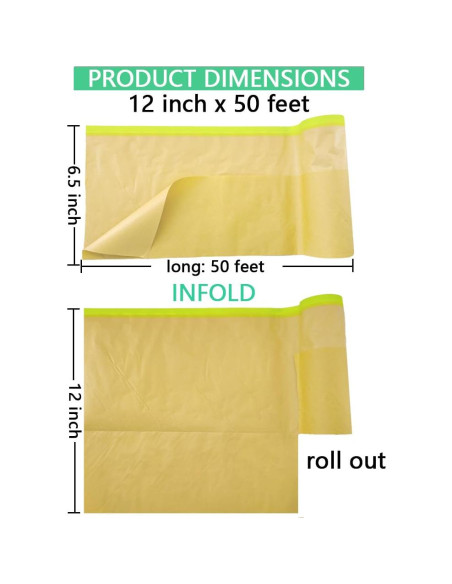 Papel de Enmascarar NETEHA 30.48cm x 15.24m con Dispensador