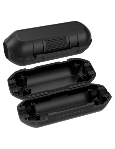 Caja de Conexión Impermeable IP54 AFFLAT para Exterior - Negro