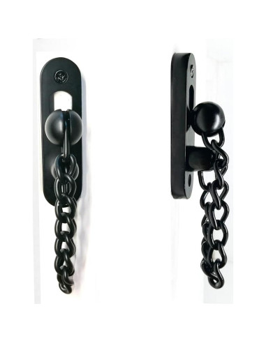 Cadena de Seguridad V-CORME de Acero Inoxidable 3mm Negra