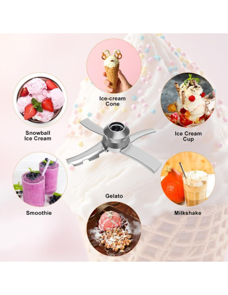 Cuchilla de Repuesto Ninja Creami NC300 NC200 Acero Inoxidable