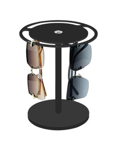 Soporte para Gafas de Sol Bigfety Acrílico Negro 360