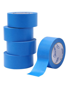Cinta de Pintor Azul SEBETOW 5 Rollos 2 Pulgadas x 50.29m