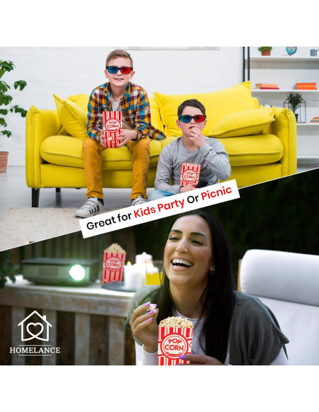 Bolsas de papel para palomitas Homelance 150 unidades 1 oz