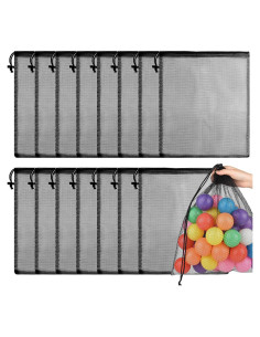 Bolsa de Malla PLULON 15 Pcs 35x40 cm Nylon Negro