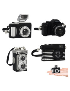 4 Mini Cámaras SLR en Escala 1:4 Bbiamsleep Accesorios