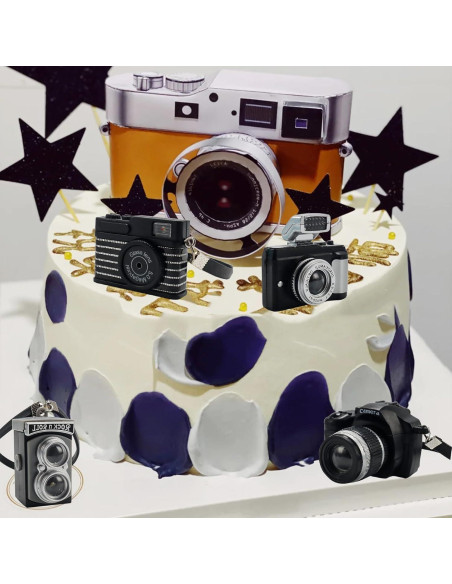 4 Mini Cámaras SLR en Escala 1:4 Bbiamsleep Accesorios