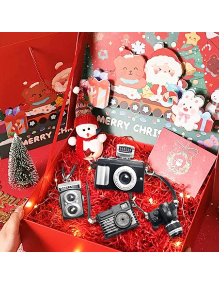 4 Mini Cámaras SLR en Escala 1:4 Bbiamsleep Accesorios