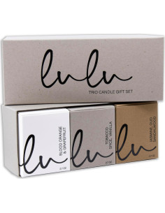 Juego de Velas Aromáticas Lulu - 3 Fragancias de 76.54 g 2