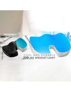 Cojín Ortopédico de Gel y Espuma Viscoelástica KUHNMARVIN 2