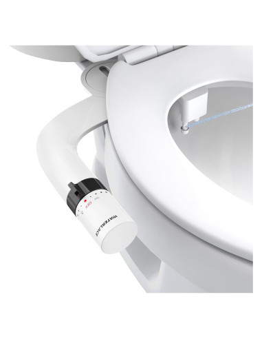 Bidet Waterlace Doble Boquilla Ajustable Negro Ultra Fino