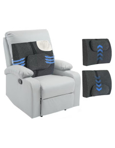 Almohada Lumbar HOMBYS Charles Ajustable Espuma Viscoelástica 34.3x30.5 cm