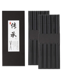 10 Pares de Palillos de Fibra de Vidrio Lusanville 24.1 cm Antideslizantes