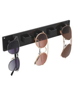 Organizador de Gafas de Sol MaxGear Negro 5 Agujeros Acrílico