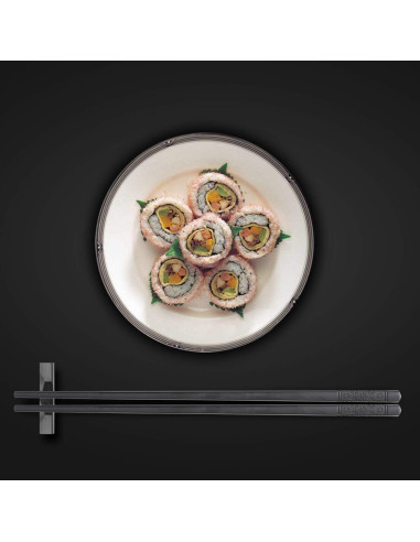 10 Pares de Palillos de Fibra de Vidrio Lusanville 24.1 cm Antideslizantes