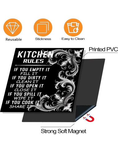 Cubierta Magnética para Lavavajillas Genérica Floral 58x66 cm