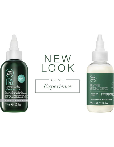 Enjuague Detox de Kombucha Árbol de Té 74 ml - Brillo y Suavidad