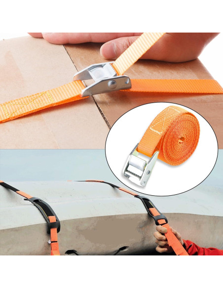 Correas de Amarre Cartman 2pk 3.05m Naranja 272kg