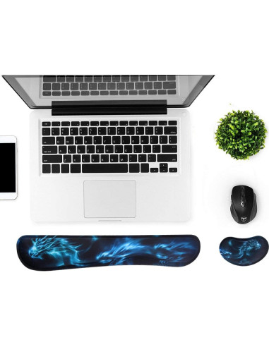 Reposamuñecas ergonómico Newplenty para teclado y mouse