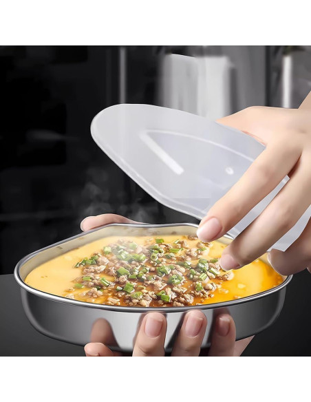 Caja de Vapor Triangular OULIGET 3 Piezas Acero Inoxidable