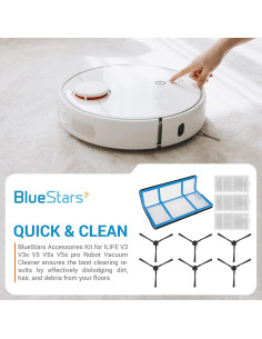 Kit de Repuestos BlueStars para Aspiradora Robot ILIFE V3 V3s V5 V5s pro 2