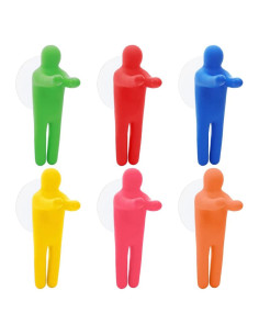 Soporte para Cepillos de Dientes Chihutown 6 Piezas Ventosa Multicolor