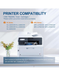 Cartucho de Tóner TN229XL COMBUY Alto Rendimiento 4 Pack 2