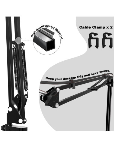Luz LED para Selfie MLSAC MC-23 con Soporte Ajustable USB