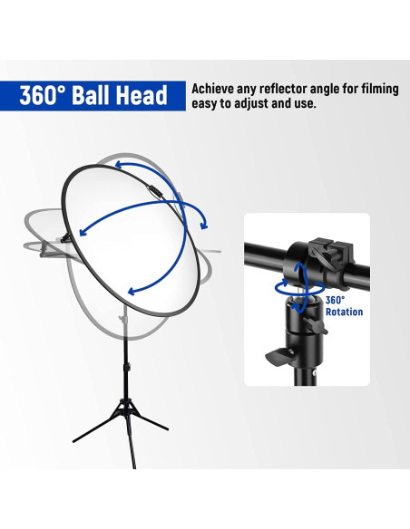 Brazo Soporte de Reflector NEEWER Telescópico 0.71m a 1.2m