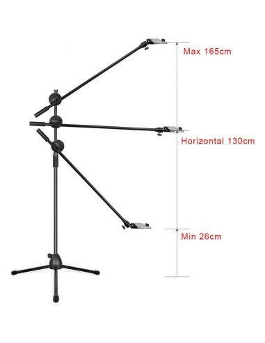 Soporte de Luz Ajustable para Fotografía y Video 01 02 015