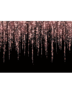 Fondo Fotográfico Vinilo LTLYH 3x2.4m Oro Rosa para Fiestas 2